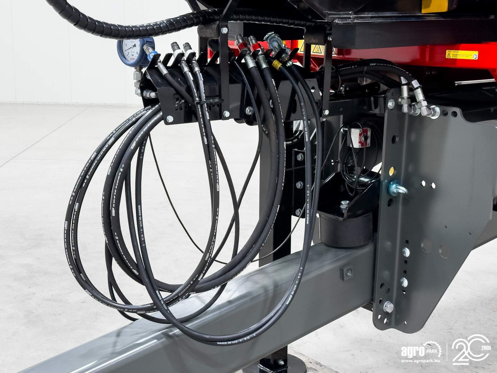 Abschiebewagen del tipo Krampe Rambody 750 (AS 750) 22 ton push off trailer, 38,6 m3, air brake, LED, 40 km/h, air suspension, Gebrauchtmaschine en Csengele (Imagen 19)