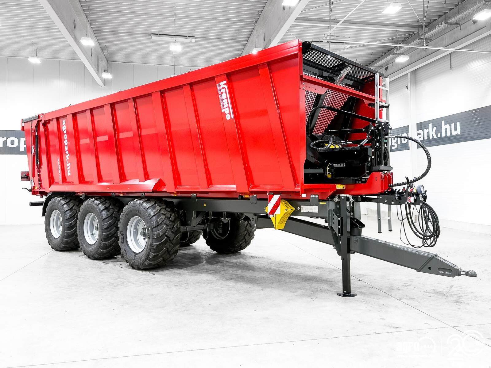 Abschiebewagen typu Krampe Rambody 900 (AS 900) 28 ton capacity push off trailer, hydr. tailgate, 45,3 m3, air brake, air suspension, Gebrauchtmaschine w Csengele (Zdjęcie 2)
