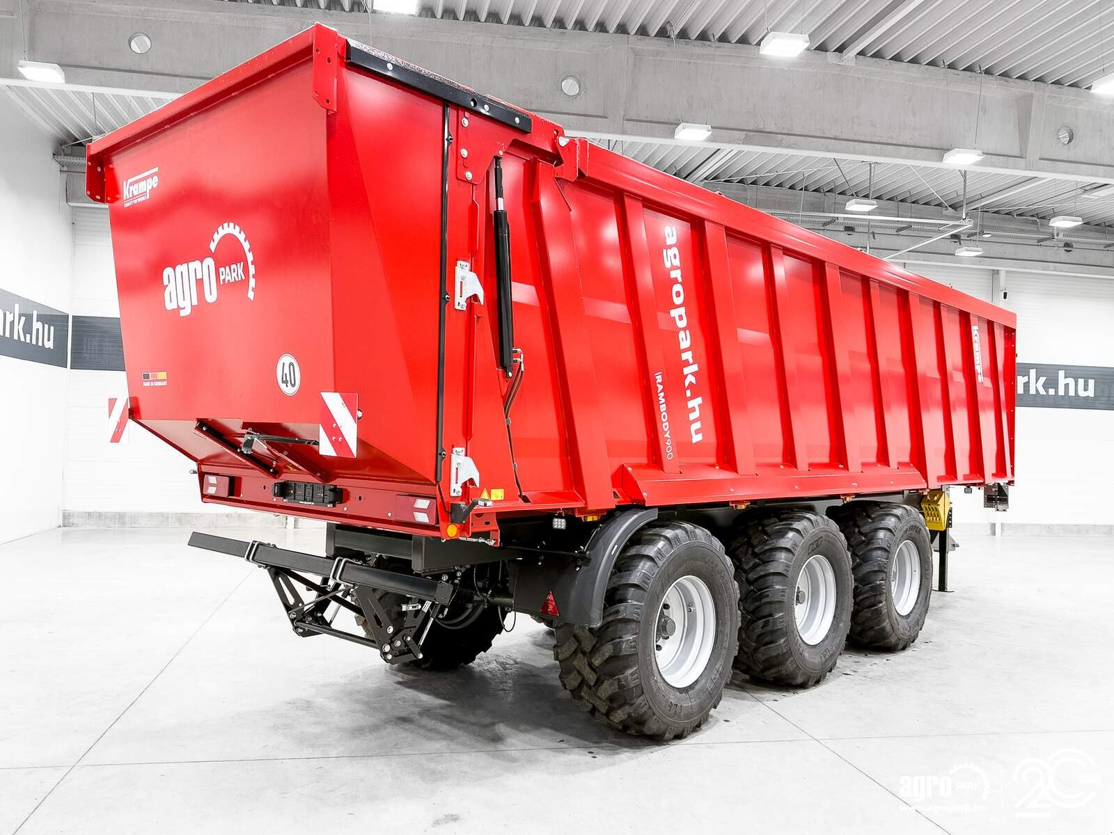 Abschiebewagen typu Krampe Rambody 900 (AS 900) 28 ton capacity push off trailer, hydr. tailgate, 45,3 m3, air brake, air suspension, Gebrauchtmaschine w Csengele (Zdjęcie 3)