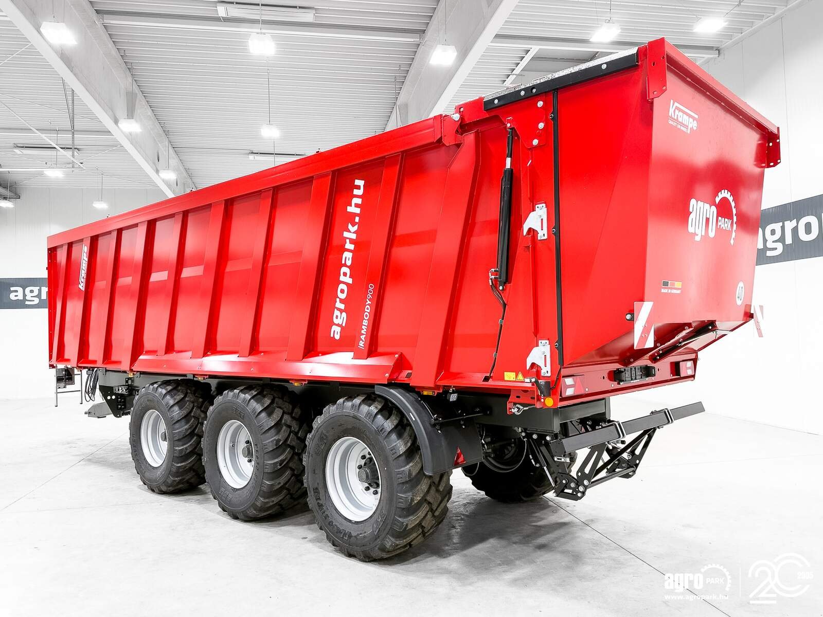 Abschiebewagen typu Krampe Rambody 900 (AS 900) 28 ton capacity push off trailer, hydr. tailgate, 45,3 m3, air brake, air suspension, Gebrauchtmaschine w Csengele (Zdjęcie 4)