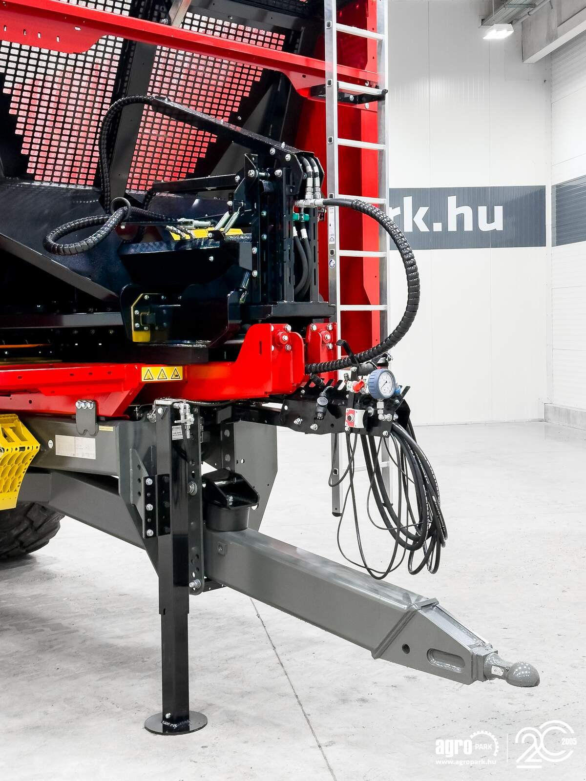 Abschiebewagen typu Krampe Rambody 900 (AS 900) 28 ton capacity push off trailer, hydr. tailgate, 45,3 m3, air brake, air suspension, Gebrauchtmaschine w Csengele (Zdjęcie 11)