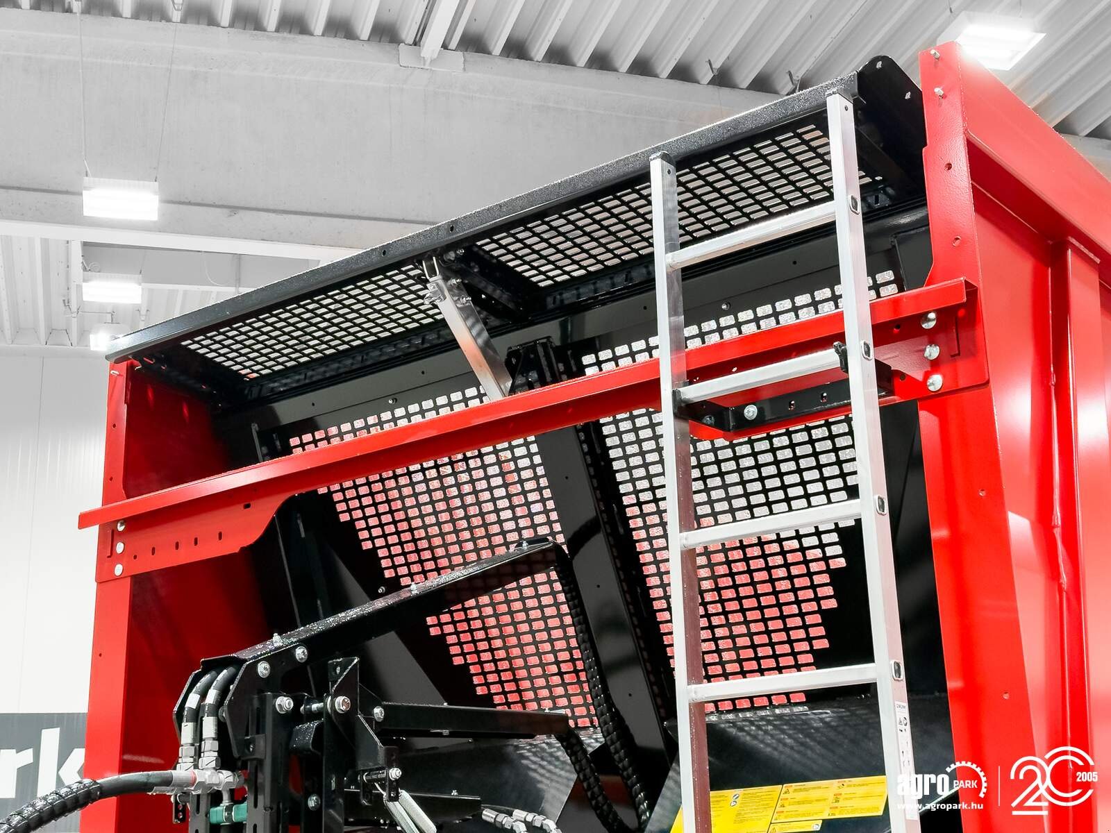 Abschiebewagen typu Krampe Rambody 900 (AS 900) 28 ton capacity push off trailer, hydr. tailgate, 45,3 m3, air brake, air suspension, Gebrauchtmaschine w Csengele (Zdjęcie 21)