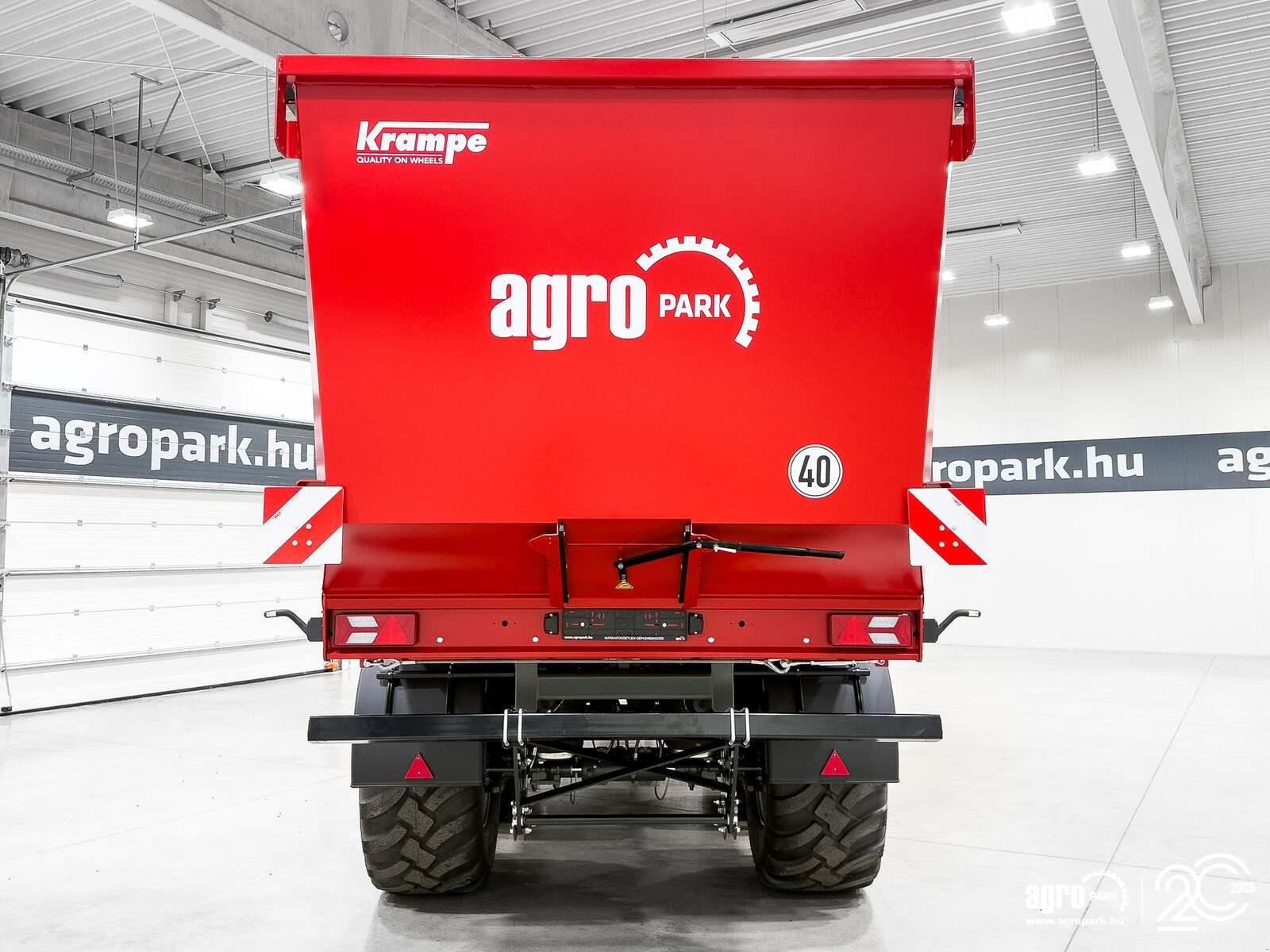 Abschiebewagen Türe ait Krampe Rambody 900 (AS 900) 28 ton, push off trailer, hydraulic tailgate, 45,3 m3, LED, air suspension, Gebrauchtmaschine içinde Csengele (resim 9)