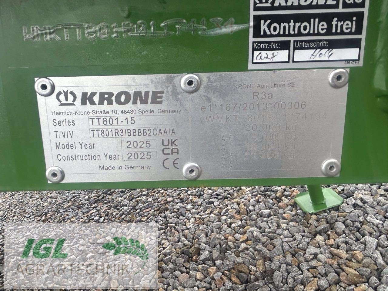 Abschiebewagen des Typs Krone GX 360 8930 _ Fahrwerk hydr., Neumaschine in Nabburg (Bild 11)