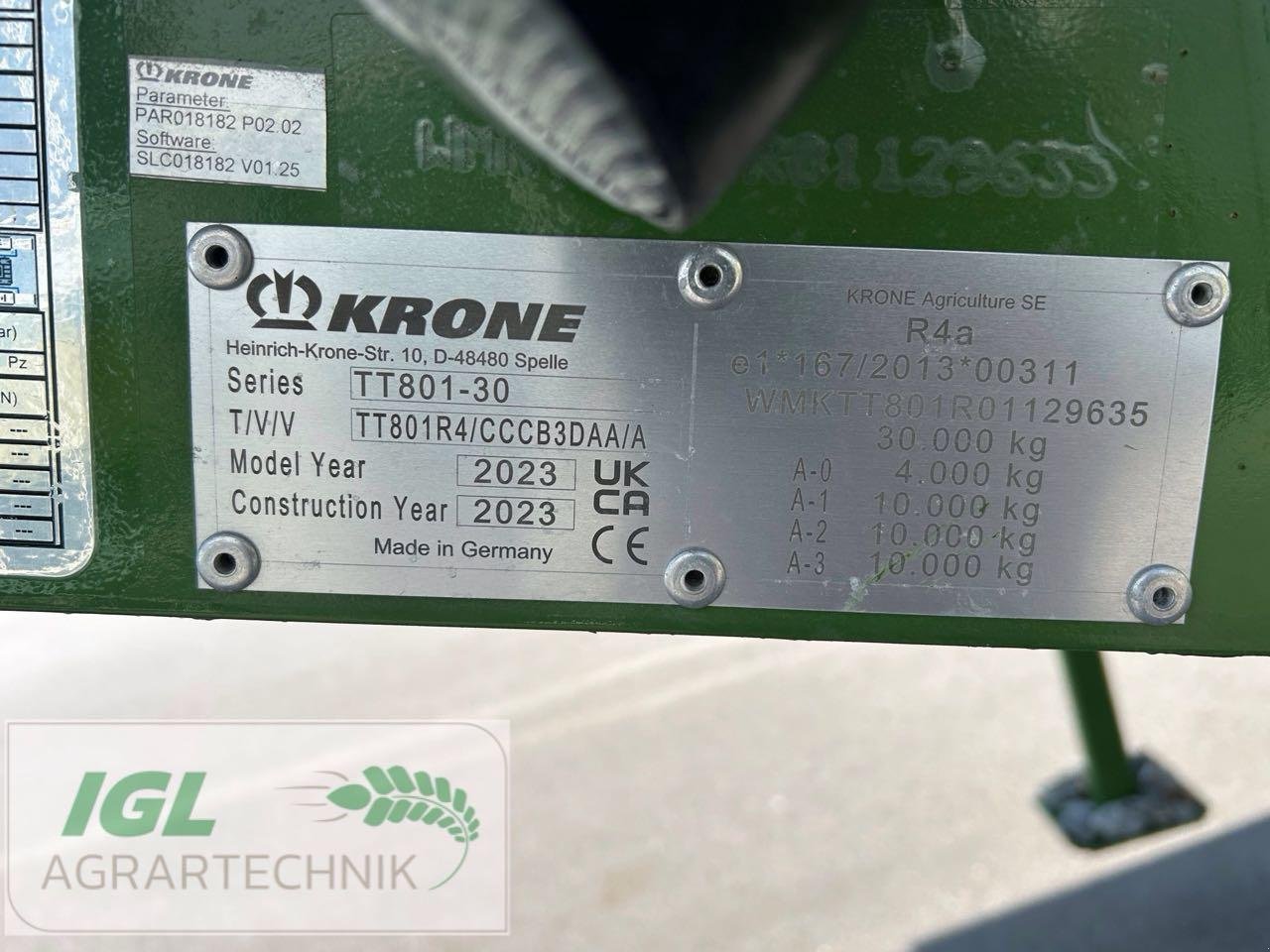 Abschiebewagen del tipo Krone GX 520 (TT801-30), Neumaschine In Nabburg (Immagine 11)