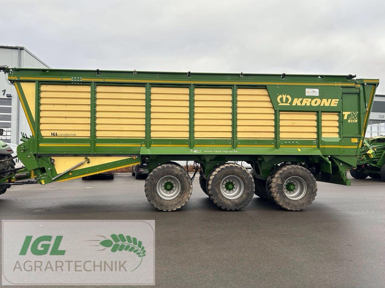 Abschiebewagen типа Krone TX 560, Gebrauchtmaschine в Nabburg (Фотография 2)