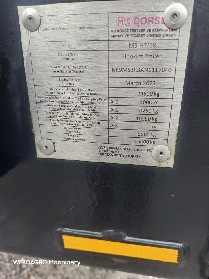 Abschiebewagen van het type MS HT/18, Gebrauchtmaschine in Hammel (Foto 16)