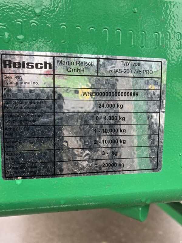 Abschiebewagen a típus Reisch RTAS-200.775 PRO REISCH TANDEM, Neumaschine ekkor: Riedlingen (Kép 8)