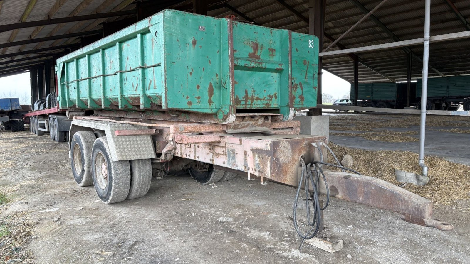 Abschiebewagen typu Scania kroghejsvogn, Gebrauchtmaschine w øster ulslev (Zdjęcie 1)