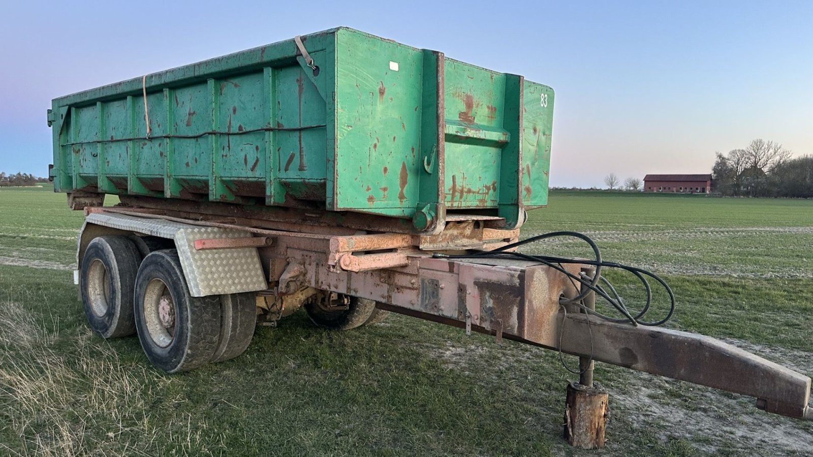 Abschiebewagen del tipo Scania kroghejsvogn, Gebrauchtmaschine en øster ulslev (Imagen 1)