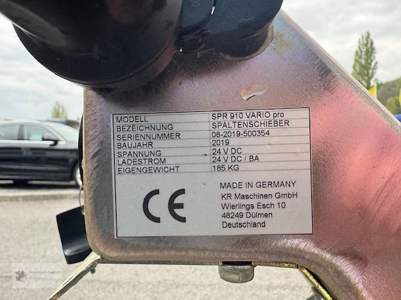 Abschiebewagen des Typs Sonstige Heitmann SPR 910 Vario pro Spaltenschieber Hufschlagräumer, Gebrauchtmaschine in Gevelsberg (Bild 5)