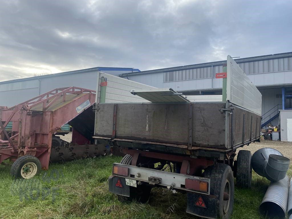 Abschiebewagen des Typs Spitzer Dreiseitenkipper / Anhänger 10 to Gesamtgewicht, Gebrauchtmaschine in Schutterzell (Bild 5)