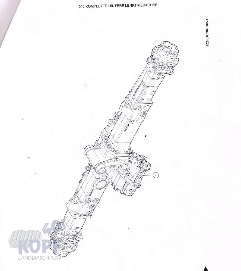 Achsen & Fahrantrieb typu CLAAS Allradachse NEU für Claas Lexion und Tucano NEU, Neumaschine v Schutterzell (Obrázek 7)