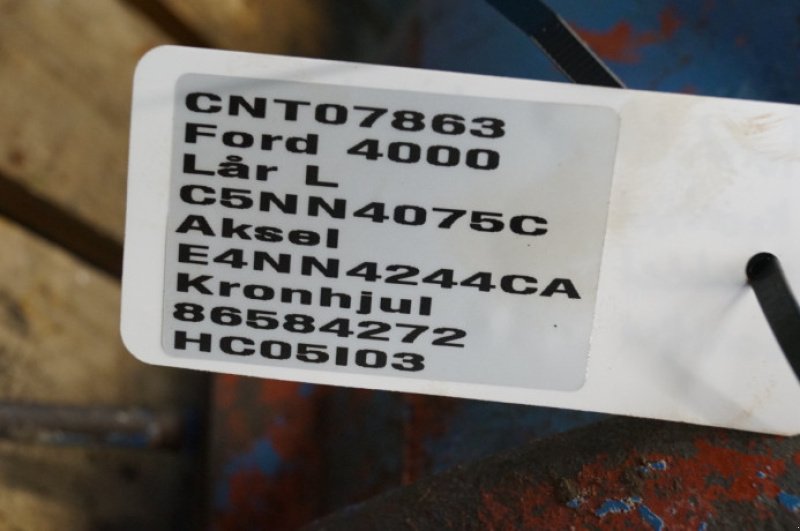 Achsen & Lenkung des Typs Ford 4000, Gebrauchtmaschine in Hemmet (Bild 18)