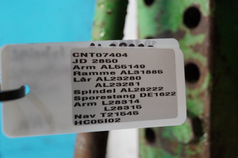Achsen & Lenkung des Typs John Deere 2850, Gebrauchtmaschine in Hemmet (Bild 22)