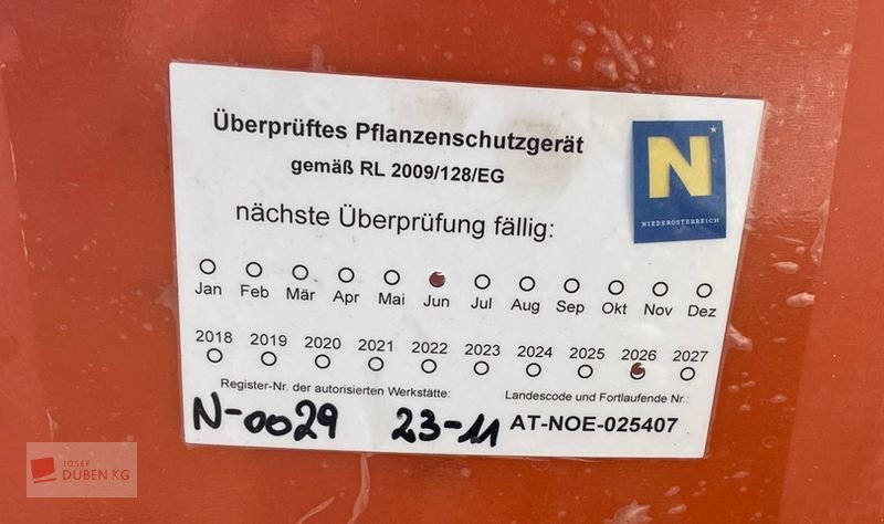 Anbau-Gebläsespritze του τύπου Jessernigg Doppelturbo 600, Gebrauchtmaschine σε Ziersdorf (Φωτογραφία 8)
