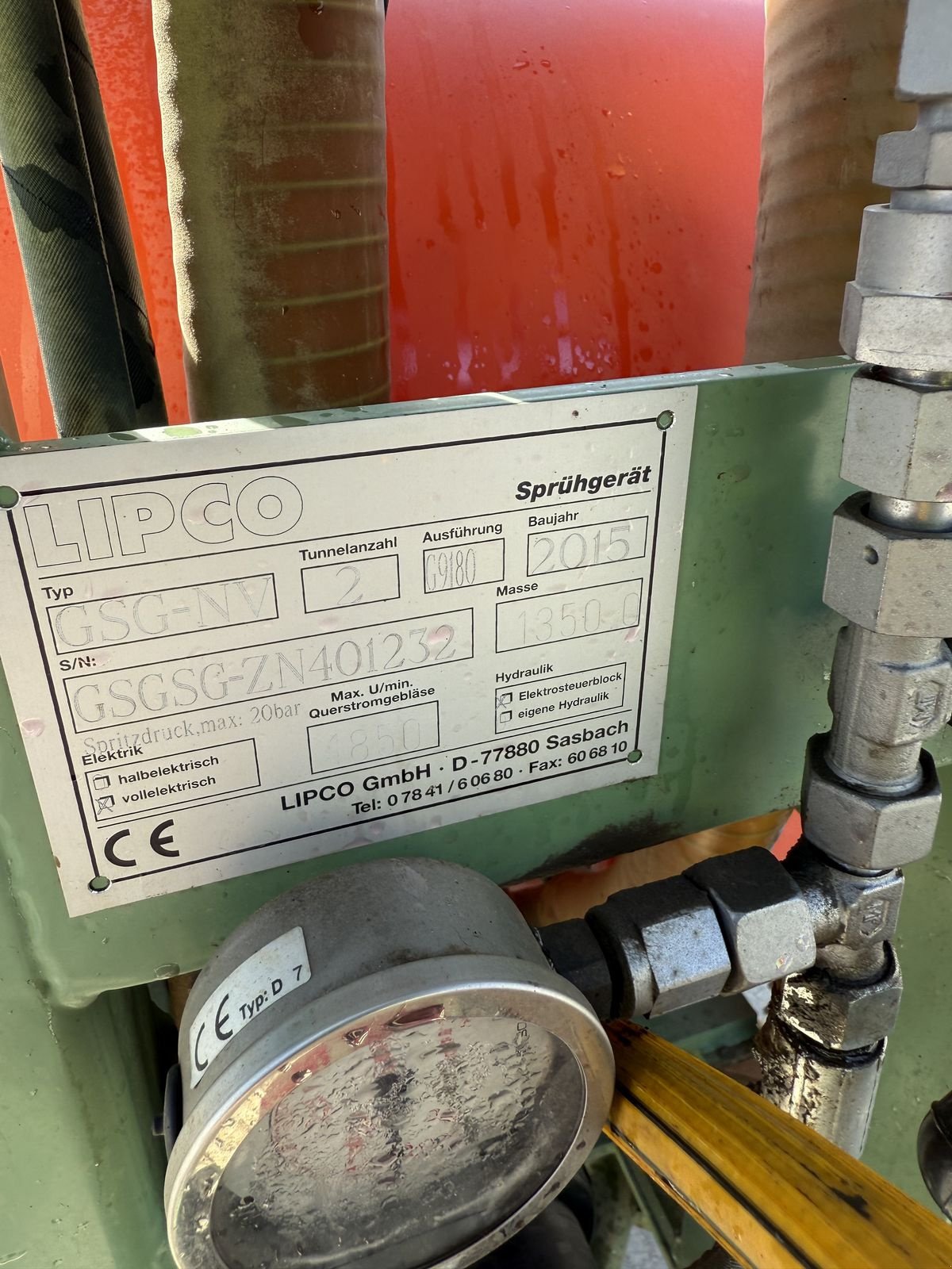 Anbau-Gebläsespritze от тип Lipco GSG-NV 2000, Gebrauchtmaschine в Grund (Снимка 23)