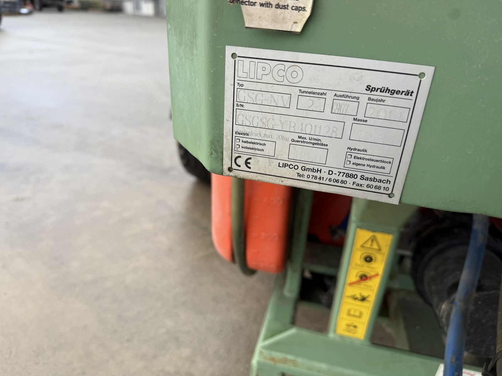 Anbau-Gebläsespritze des Typs Lipco GSG-NV, Gebrauchtmaschine in Grund (Bild 2)