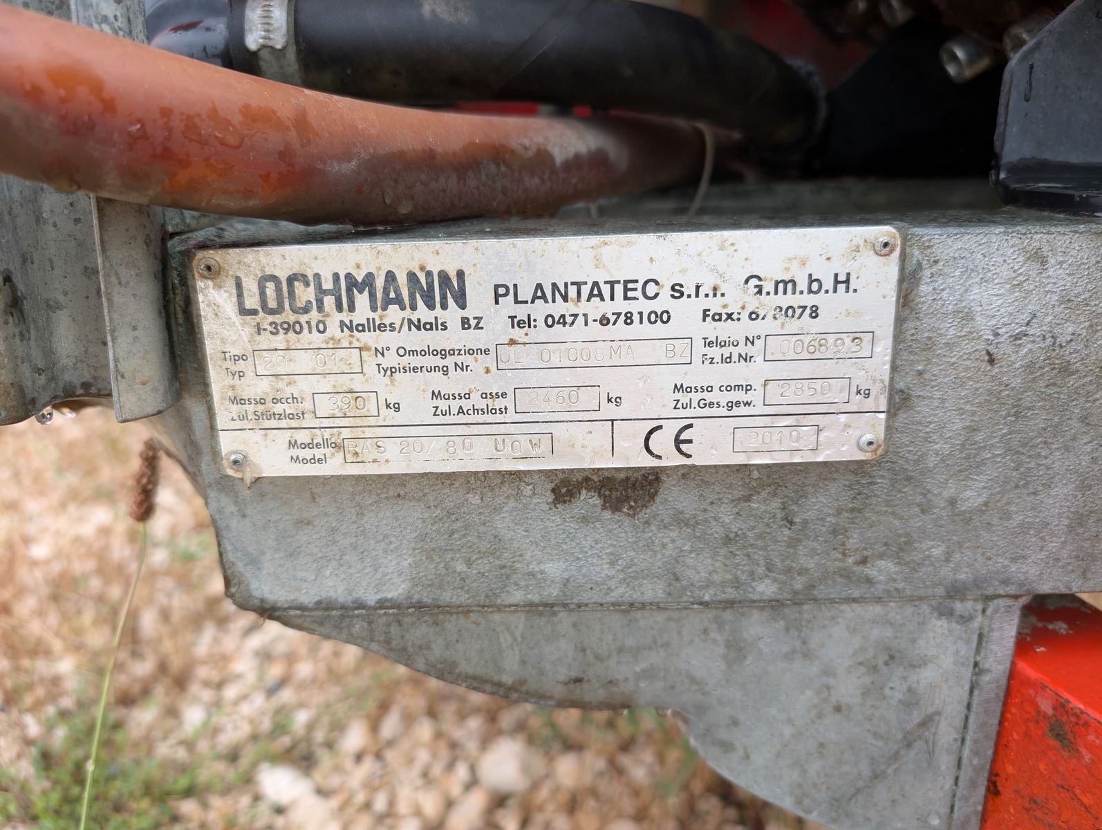 Anbau-Gebläsespritze of the type Lochmann RAS 20/80 UQW, Gebrauchtmaschine in Harmannsdorf-Rückersdorf (Picture 20)