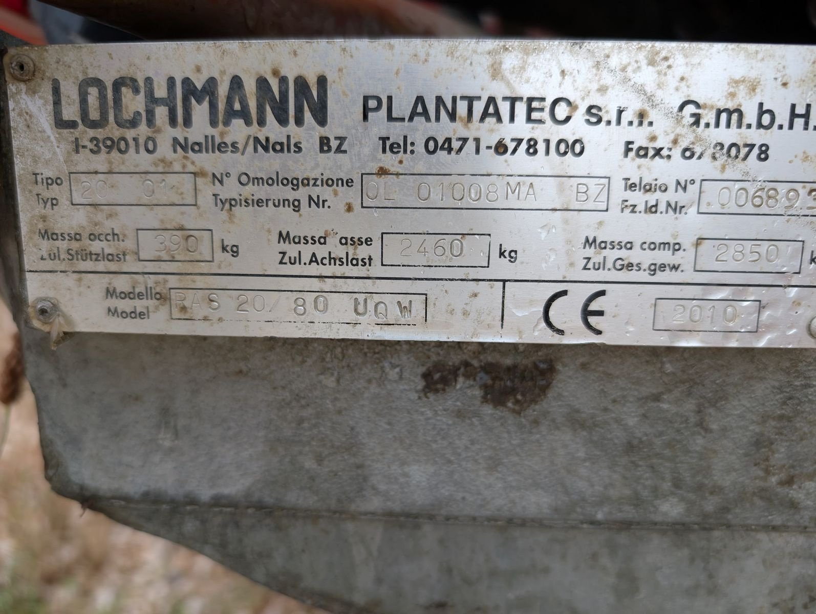 Anbau-Gebläsespritze of the type Lochmann RAS 20/80 UQW, Gebrauchtmaschine in Harmannsdorf-Rückersdorf (Picture 10)