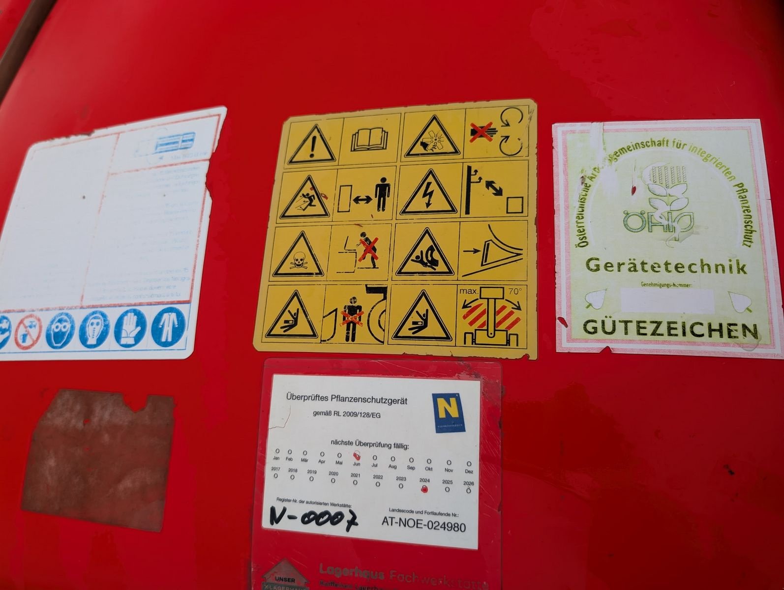 Anbau-Gebläsespritze Türe ait Lochmann RAS 20/80 UQW, Gebrauchtmaschine içinde Harmannsdorf-Rückersdorf (resim 15)