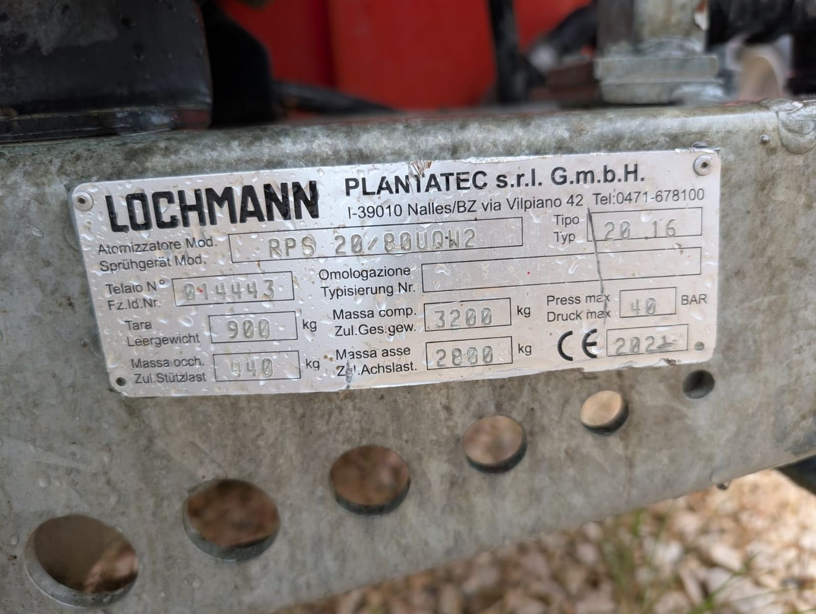 Anbau-Gebläsespritze del tipo Lochmann RAS 20/80 UQW, Gebrauchtmaschine en Harmannsdorf-Rückersdorf (Imagen 21)