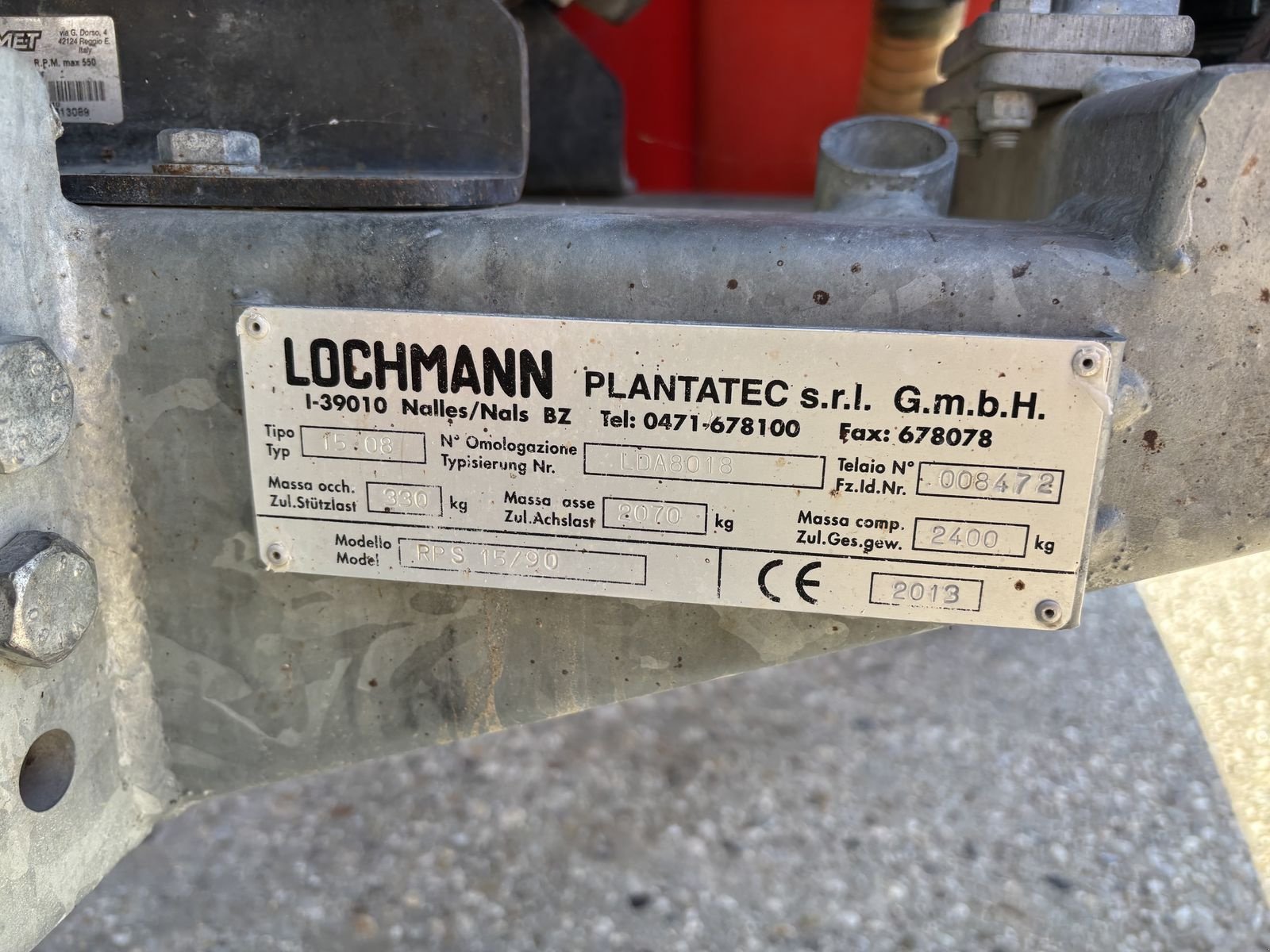 Anbau-Gebläsespritze του τύπου Lochmann RPS 15/90, Gebrauchtmaschine σε Starrein (Φωτογραφία 16)