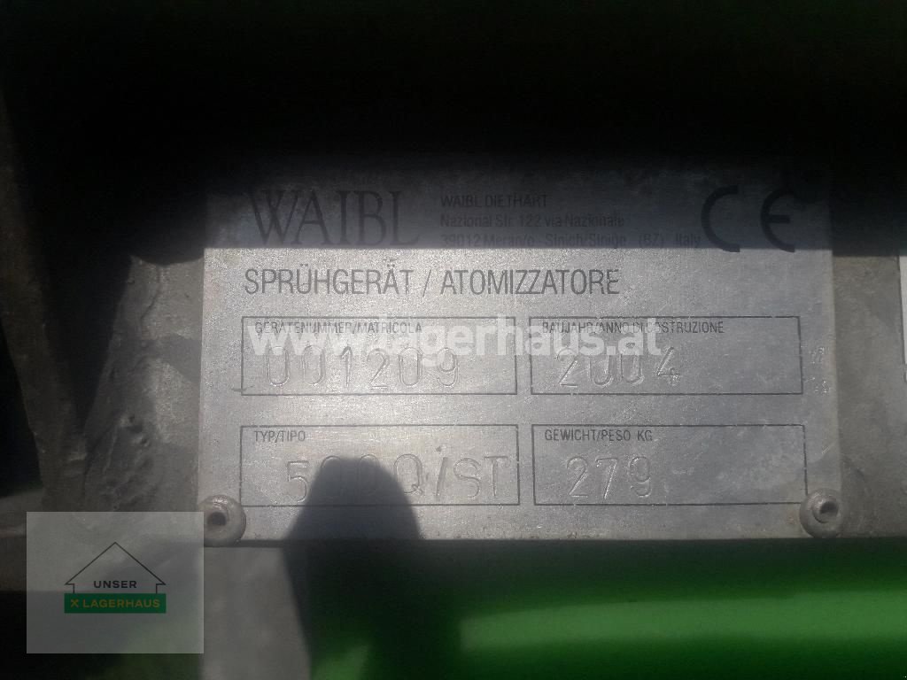 Anbau-Gebläsespritze des Typs Sonstige 500 Q/ST, Gebrauchtmaschine in Feldbach (Bild 5)