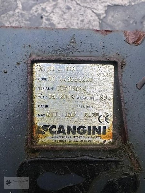 Anbaugerät типа Cangini SC 100 L.1000 Grabenlöffel Baggerlöffel CW 20 CW 30 CW 40, Gebrauchtmaschine в Gevelsberg (Фотография 5)
