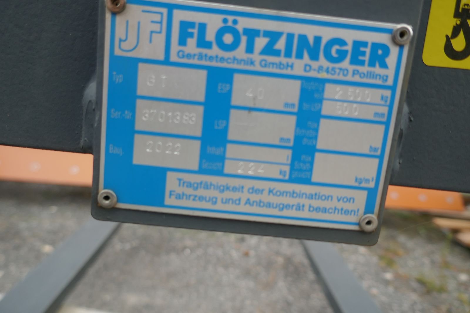 Anbaugerät typu Sonstige Flötzinger Palettengabel, Gebrauchtmaschine v Villach (Obrázek 5)