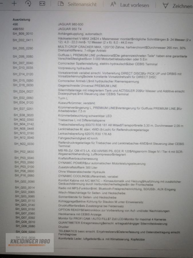 Anbauhäcksler & Anhängehäcksler van het type CLAAS 950 jaguar, Gebrauchtmaschine in Altenfelden (Foto 14)