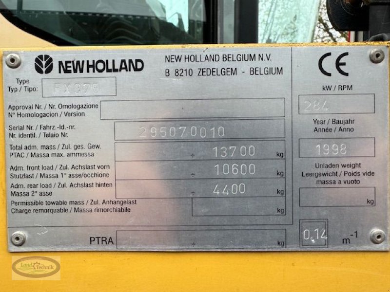 Anbauhäcksler & Anhängehäcksler des Typs New Holland FX375, Gebrauchtmaschine in Münzkirchen (Bild 4)