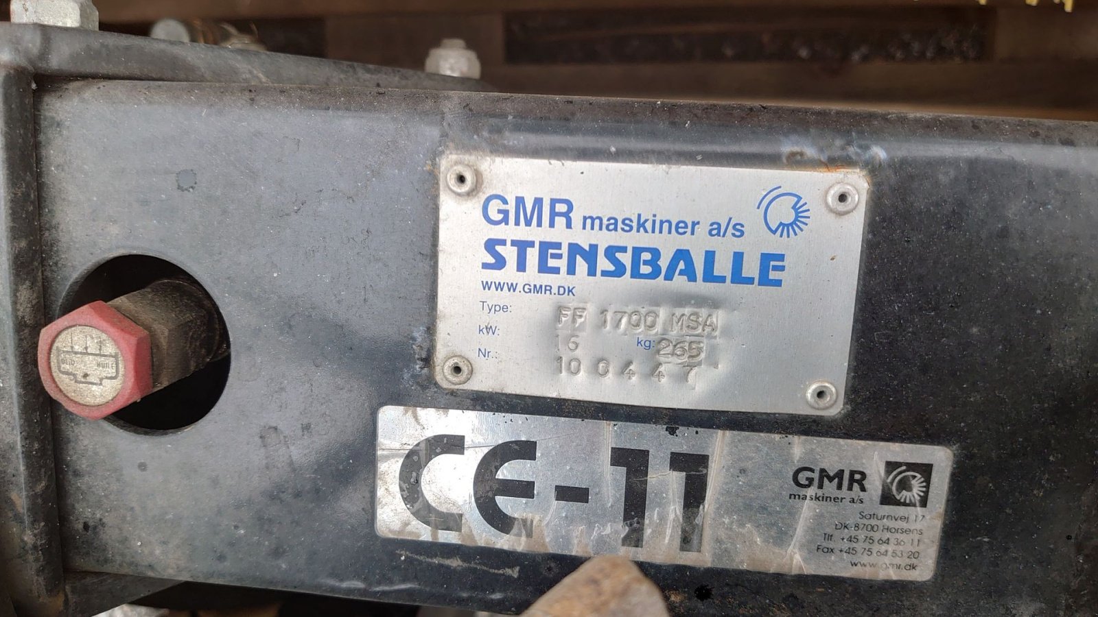 Anbaukehrmaschine typu GMR FF1700MSA, Gebrauchtmaschine v Nørresundby (Obrázek 2)
