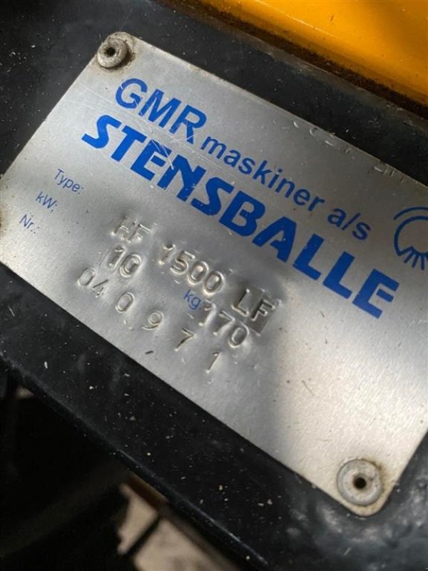 Anbaukehrmaschine des Typs GMR HF 1500, Gebrauchtmaschine in Ringe (Bild 3)
