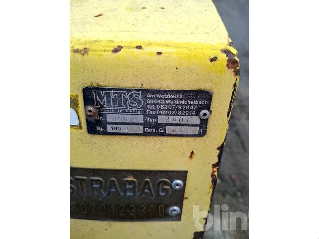 Anbaukehrmaschine typu MTS 2001, Gebrauchtmaschine v Düsseldorf (Obrázok 4)