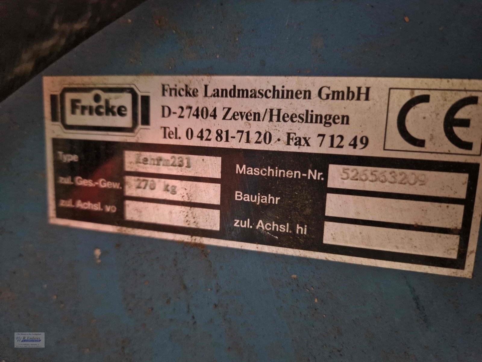 Anbaukehrmaschine des Typs Saphir FKM 231, Gebrauchtmaschine in Weiltingen (Bild 5)