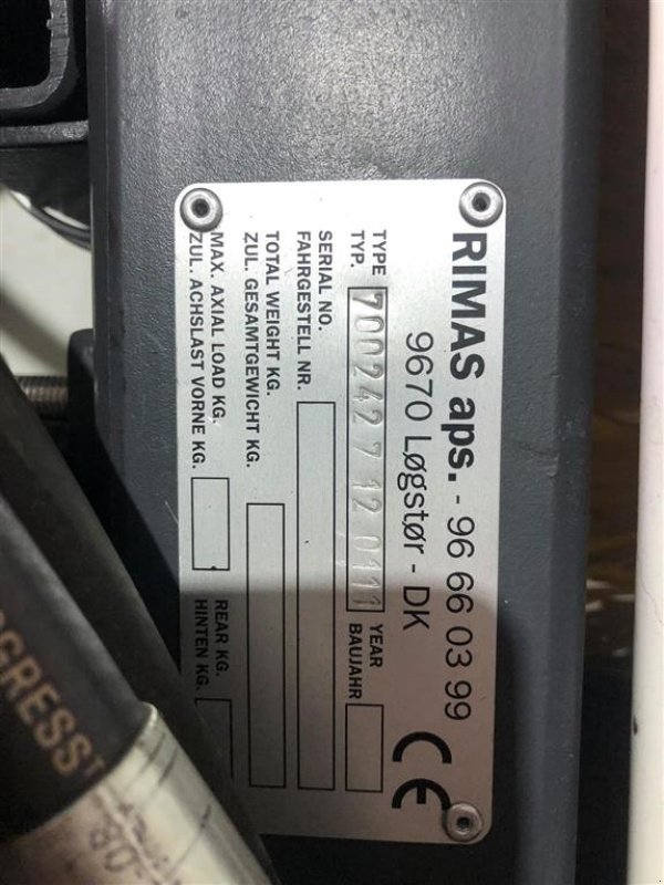 Anbaukehrmaschine des Typs Sonstige Ny Rimas fejemaskine hydraulisk, Gebrauchtmaschine in Brønderslev (Bild 8)