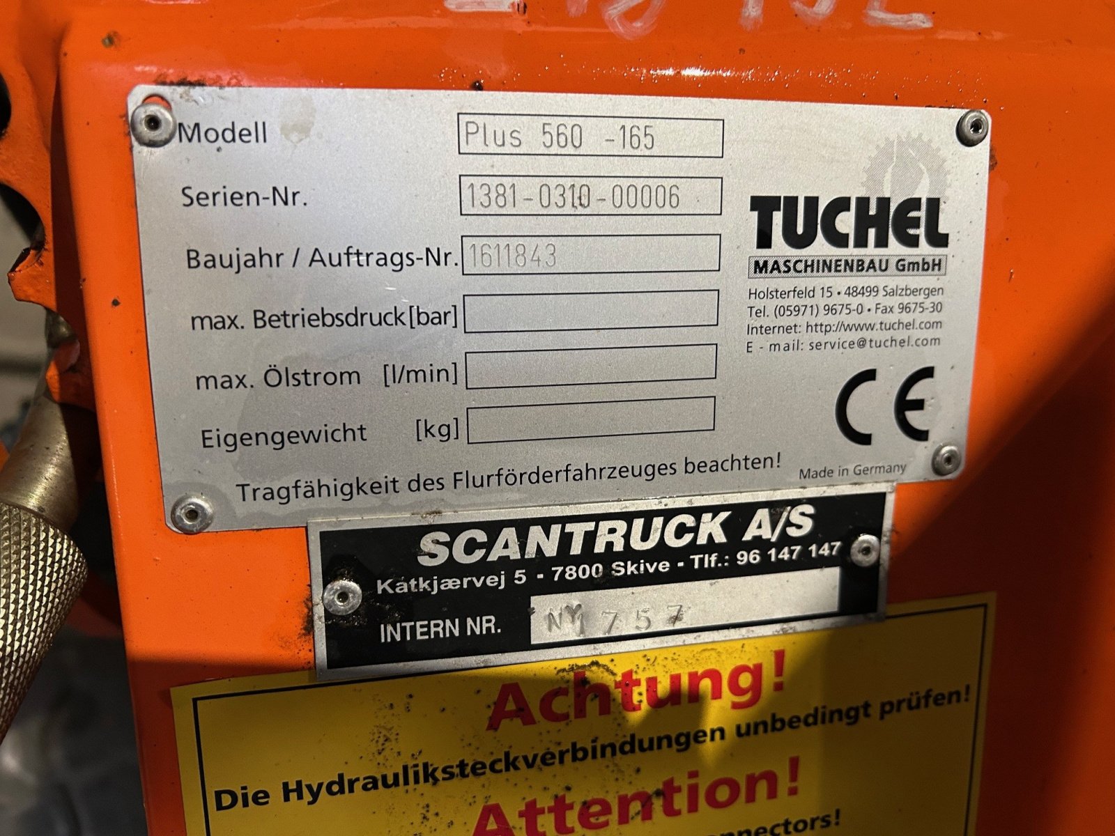 Anbaukehrmaschine typu Tuchel ECO 1,5M, Gebrauchtmaschine v Thisted (Obrázek 6)