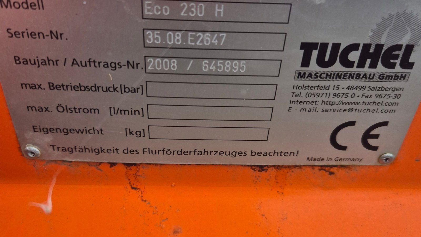 Anbaukehrmaschine of the type Tuchel eco230h eco230h, Gebrauchtmaschine in Middelfart (Picture 4)