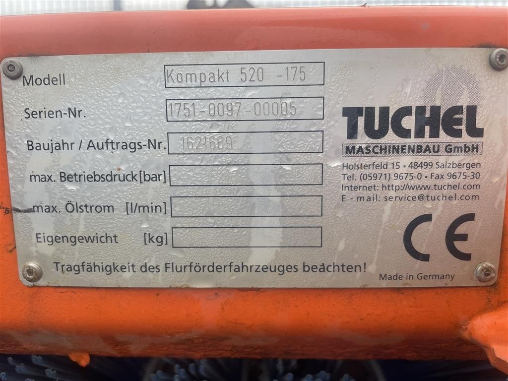 Anbaukehrmaschine tip Tuchel Kompact 175cm PTO, Gebrauchtmaschine in Suldrup (Poză 4)