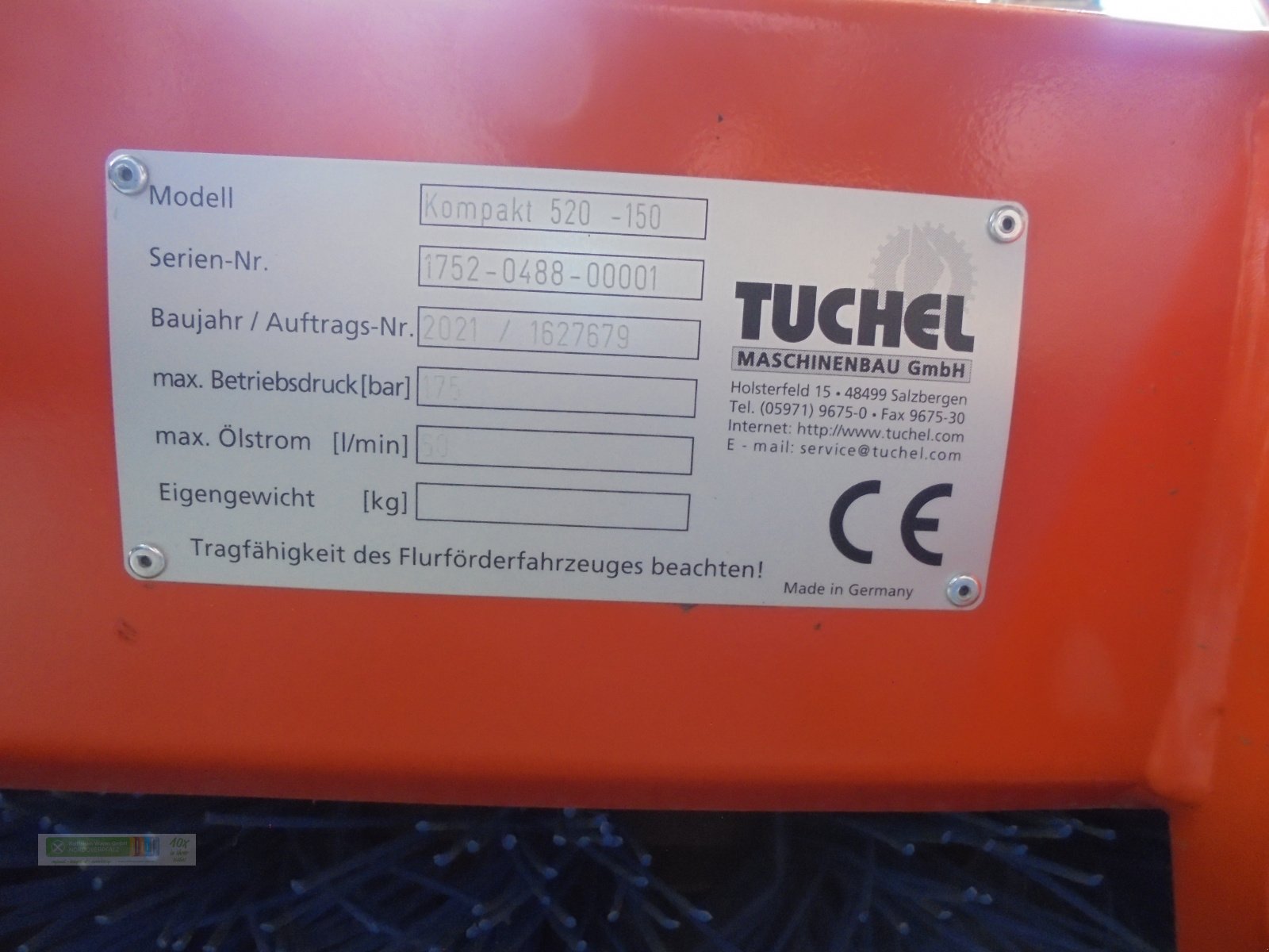 Anbaukehrmaschine typu Tuchel Kompakt 520-150, Gebrauchtmaschine v Tirschenreuth (Obrázok 4)