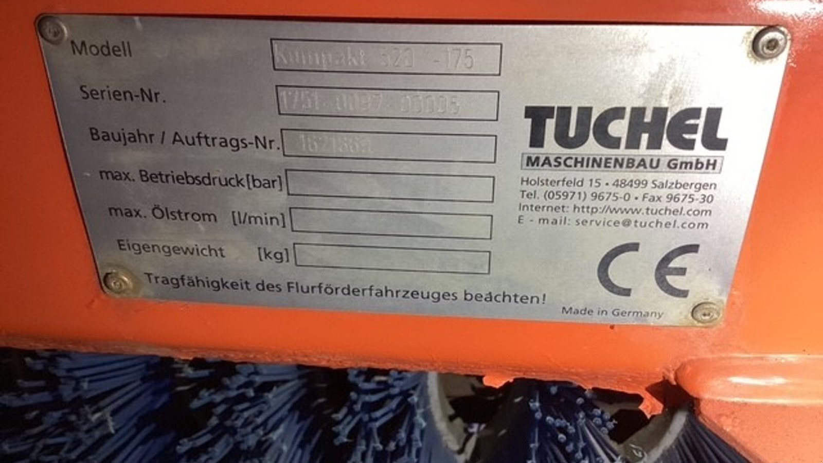 Anbaukehrmaschine za tip Tuchel Kost, Gebrauchtmaschine u Ringe (Slika 5)