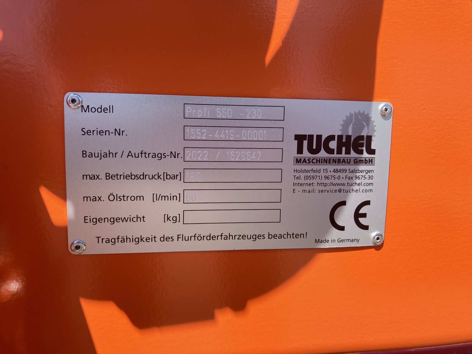 Anbaukehrmaschine des Typs Tuchel Sweep Profi 660, Neumaschine in Groß-Umstadt (Bild 11)