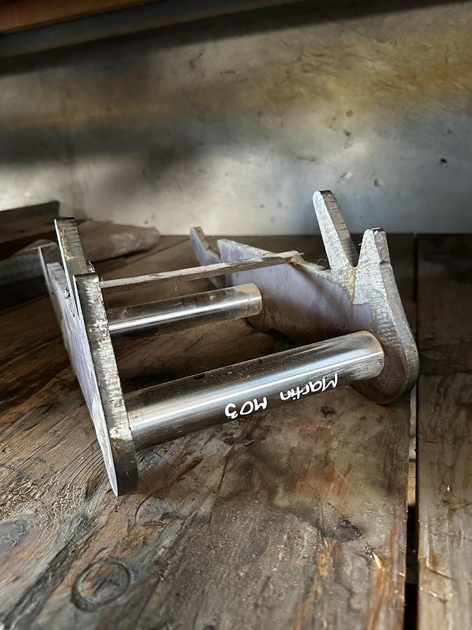 Anbauplatten Türe ait Big Dutchman Anbauplatte mit Martin M3 Aufnahme, Gebrauchtmaschine içinde Göpfritz an der Wild (resim 3)