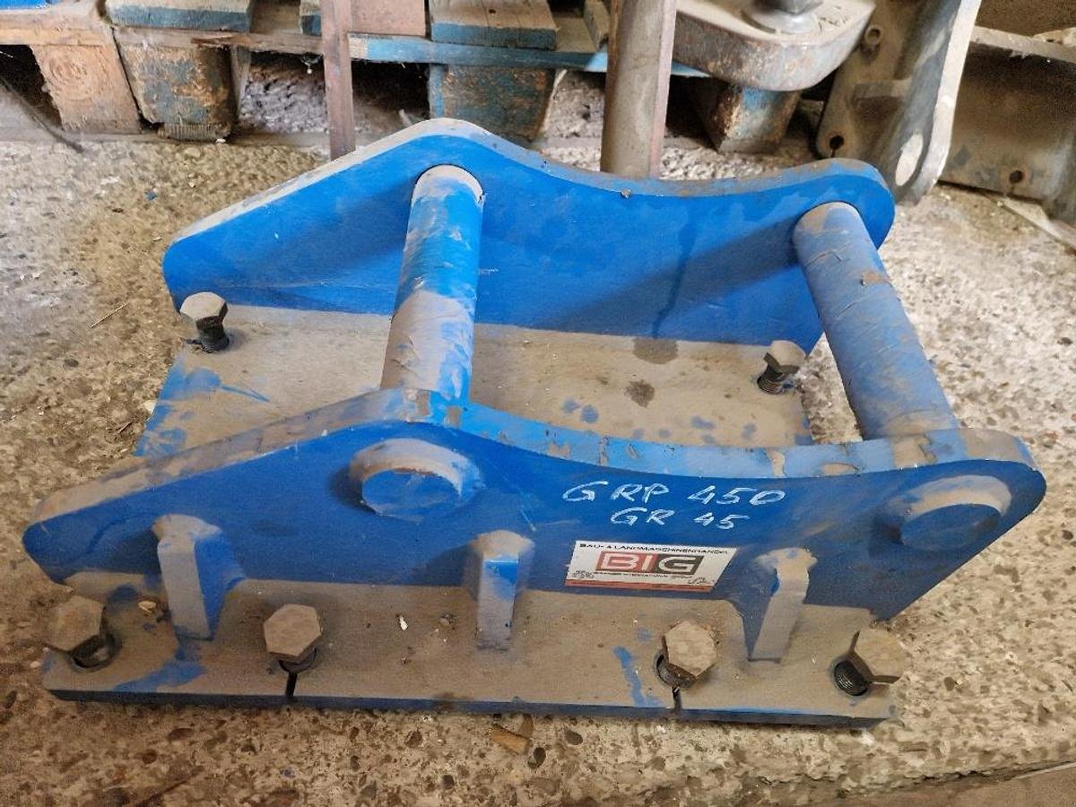 Anbauplatten Türe ait Hammer Abbruch & Sortiergreifer Anschraubplatte zu  Mustang GRP450 GRP750 sowie Hammer GR45 GR75, Neumaschine içinde Göpfritz an der Wild (resim 5)