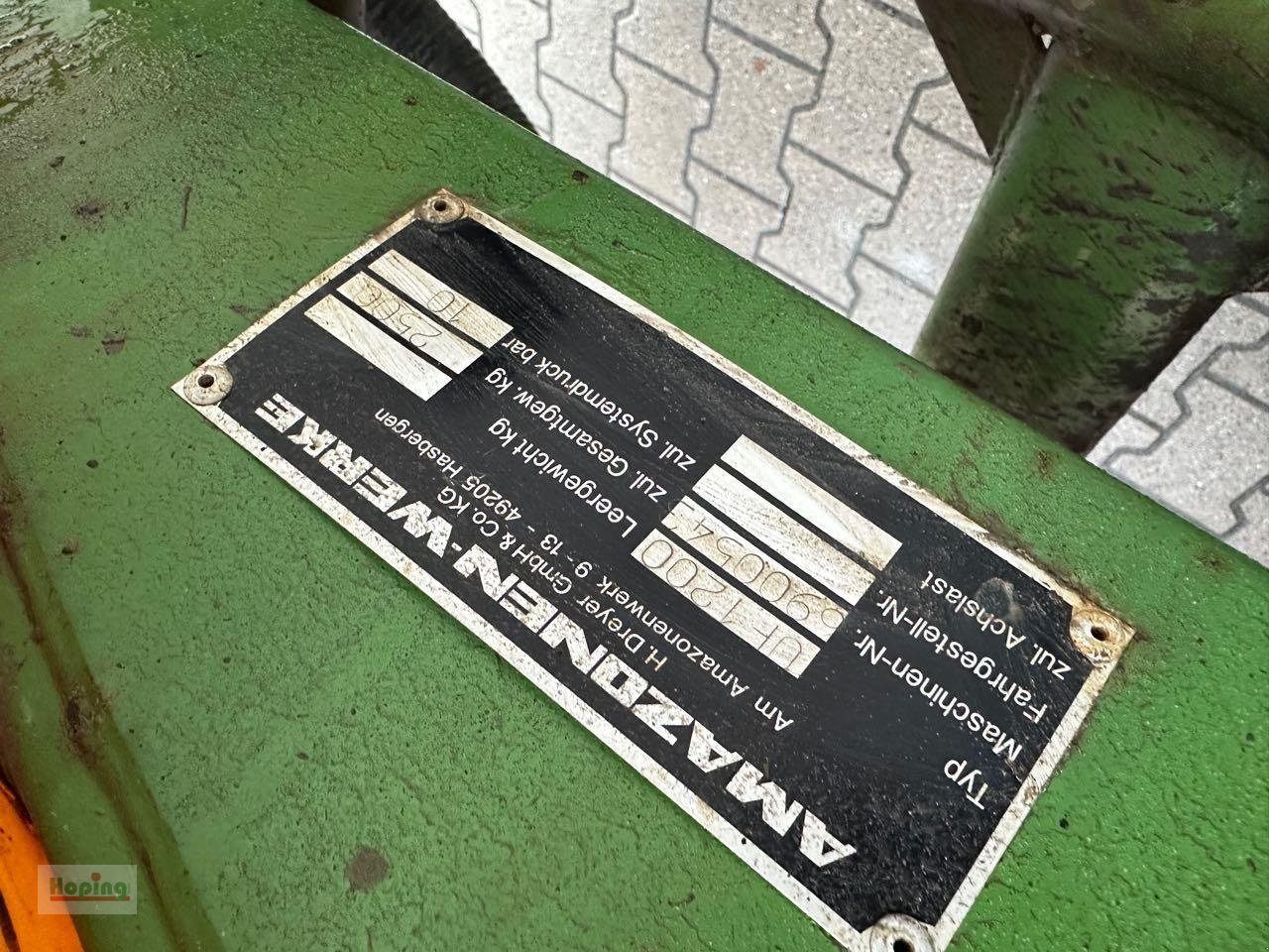 Anbauspritze типа Amazone UF 1200, Gebrauchtmaschine в Bakum (Фотография 4)