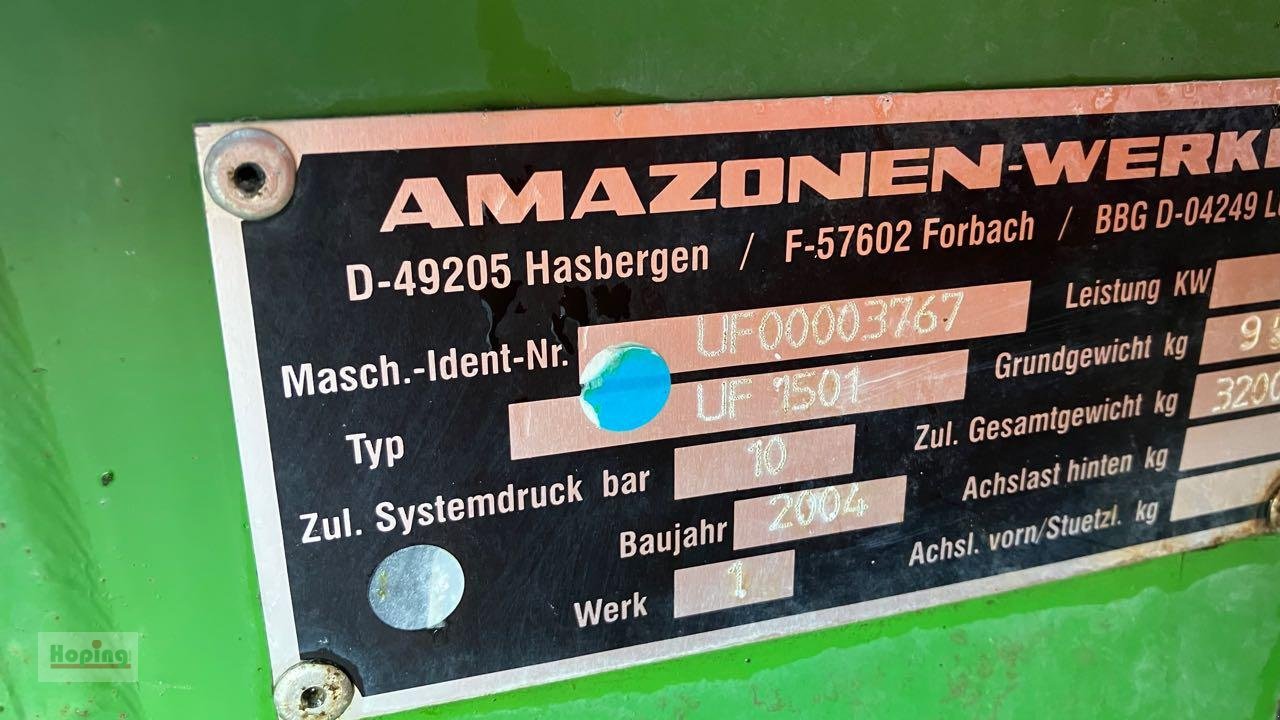 Anbauspritze vrste Amazone UF 1501, Gebrauchtmaschine v Bakum (Slika 12)