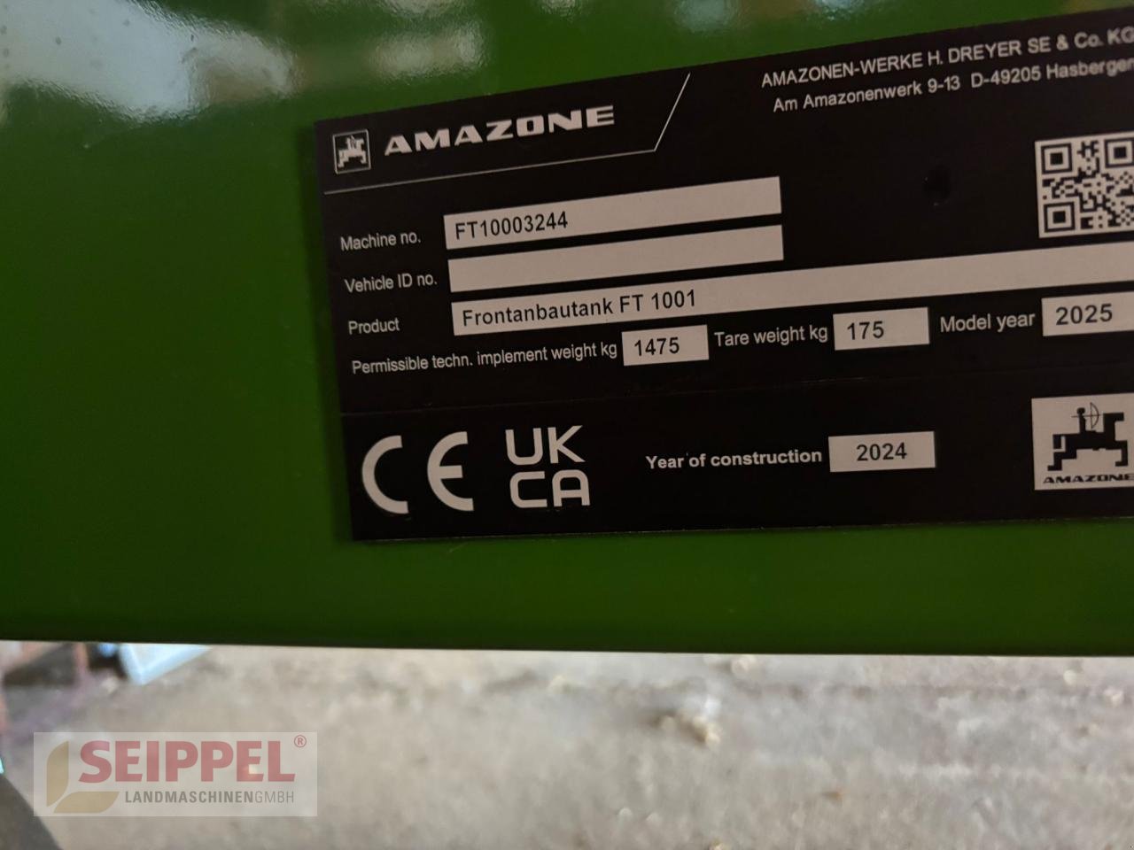 Anbauspritze a típus Amazone UF 1801 + FT 1001, Gebrauchtmaschine ekkor: Groß-Umstadt (Kép 8)