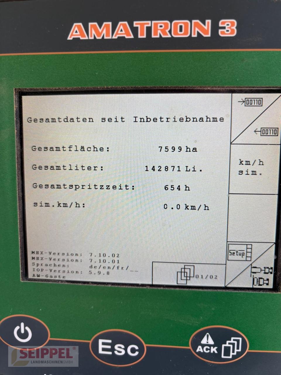 Anbauspritze a típus Amazone UF 1801 + FT 1001, Gebrauchtmaschine ekkor: Groß-Umstadt (Kép 9)