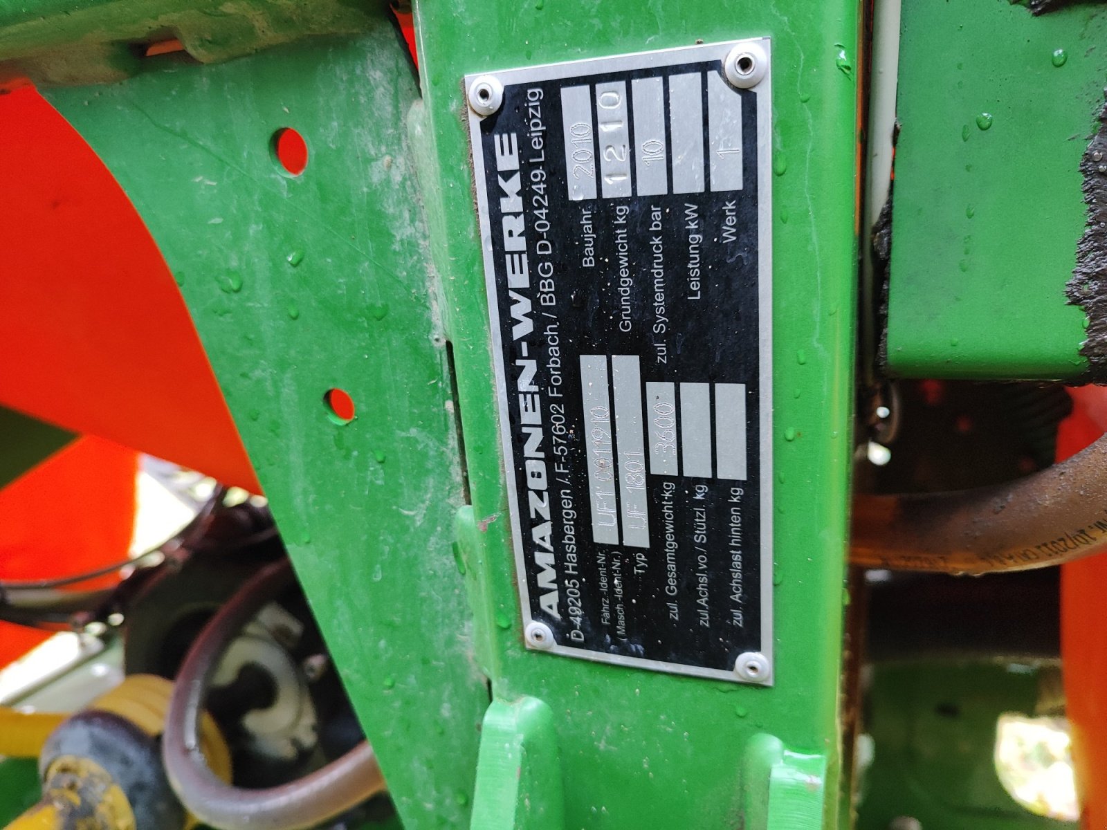 Anbauspritze του τύπου Amazone UF 1801, Gebrauchtmaschine σε Maisach (Φωτογραφία 5)